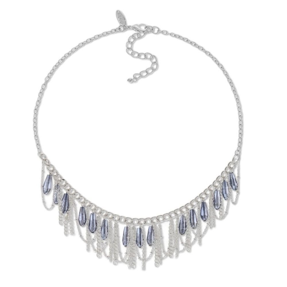 Style & Co Bead & Chain Statement Necklace, 18" + 3" Extender